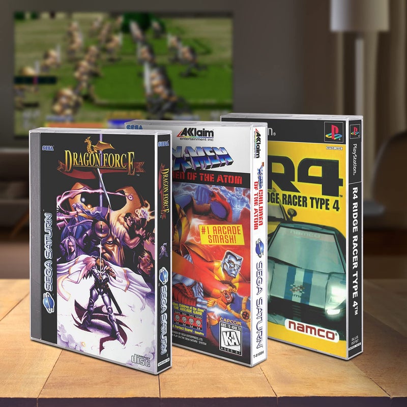 EVORETRO Game Box Protector for Sega CD, Saturn & Sony PS1 Longbox Games - 0.40MM Thick Bulk retail bags game cases. Retro gaming console partner for retro game system collection (pack of 25) - Image 2